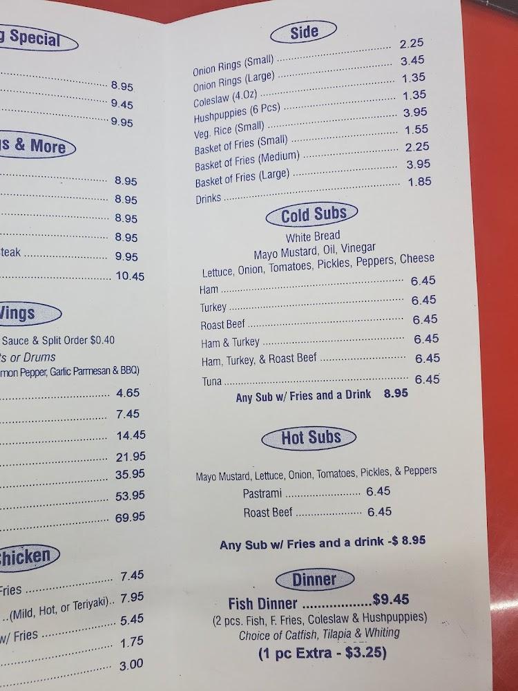 Finish Line Cafe Menu image 2